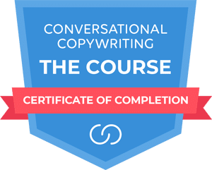 Conversational Copywriting Certificate of Completion