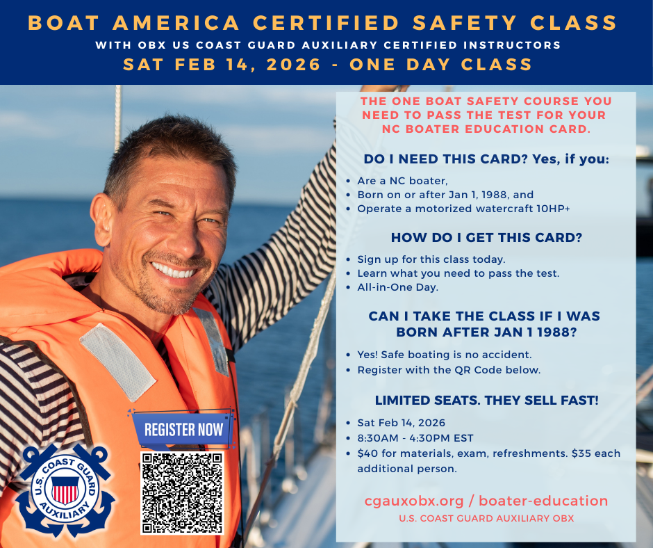 The First Boat America Certified Safety Class of the Year is Now Open ...